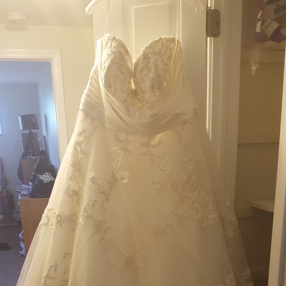Plus Sized Disney Wedding Dress Size 26